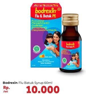 Promo Harga BODREXIN Obat Flu & Batuk 60 ml - Carrefour