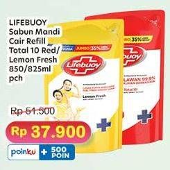 Promo Harga Lifebuoy Body Wash Lemon Fresh, Total 10 850 ml - Indomaret