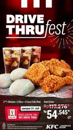 Promo Harga Drive Thru Fest  - KFC