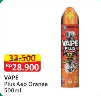Promo Harga FUMAKILLA VAPE Aerosol Plus Orange 500 ml - Alfamart