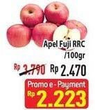 Promo Harga Apel Fuji RRC per 100 gr - Hypermart