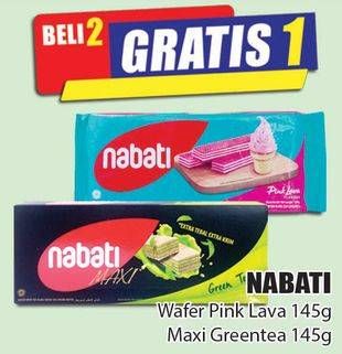 Promo Harga NABATI RICHEESE Wafer Maxi / Pink Lava 145gr  - Hari Hari