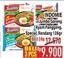 Promo Harga Indomie Mi Goreng Jumbo Ayam Panggang, Rendang, Spesial 120 gr - Hypermart