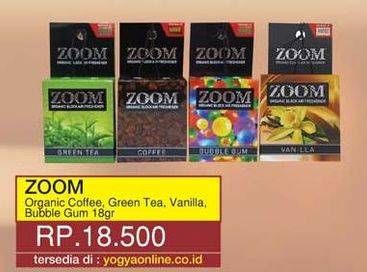 Promo Harga ZOOM Pengharum Ruangan Organik Bubble Gum, Coffee, Green Tea, Vanilla 18 gr - Yogya