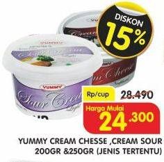 Promo Harga YUMMY Cream Cheese Jenis Tertentu, Cream Spur  - Superindo
