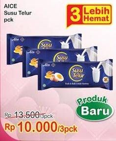 Promo Harga AICE Ice Cream Susu Telur per 3 pcs 65 gr - Indomaret