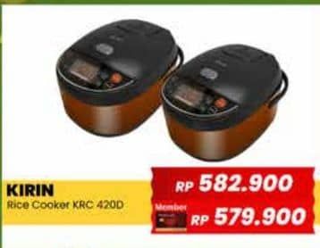 Promo Harga Kirin KRC-420D  - Yogya