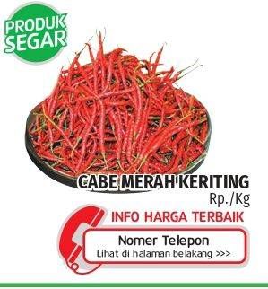 Promo Harga Cabe Merah Keriting  - Lotte Grosir