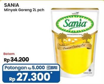 Promo Harga Sania Minyak Goreng 2000 ml - Indomaret