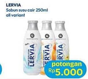 Promo Harga Lervia Sabun Cair Susu  All Variants 250 ml - Hypermart
