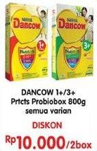 Promo Harga DANCOW Excelnutri 1+/3+ All Variants per 2 box 800 gr - Indomaret
