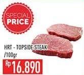 Promo Harga Daging Topside Sapi Steak per 100 gr - Hypermart