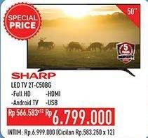 Promo Harga SHARP 2T-C50BG | LED TV 50"  - Hypermart