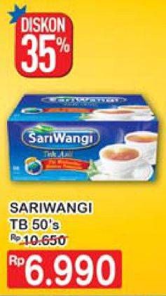 Promo Harga Sariwangi Teh Asli 50 pcs - Hypermart