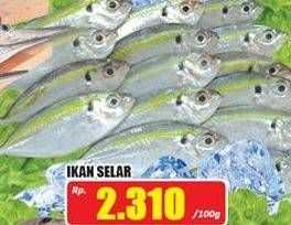 Promo Harga Ikan Selar per 100 gr - Hari Hari