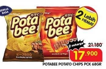 Promo Harga Potabee Snack Potato Chips All Variants 68 gr - Superindo