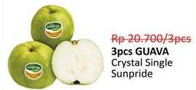 Promo Harga SUNPRIDE Guava Crystal per 100 gr - Alfamidi