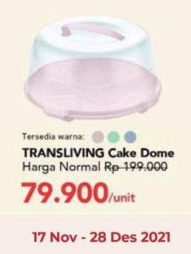Promo Harga TRANS LIVING Cake Dome  - Carrefour