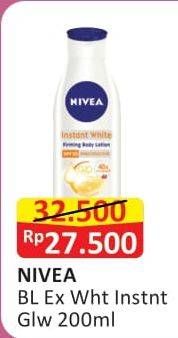 Promo Harga Nivea Body Lotion Extra White Instant Glow 200 ml - Alfamart