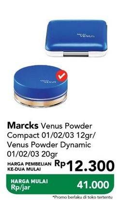 Promo Harga MARCKS Venus Powder Compact 12 gr - Carrefour