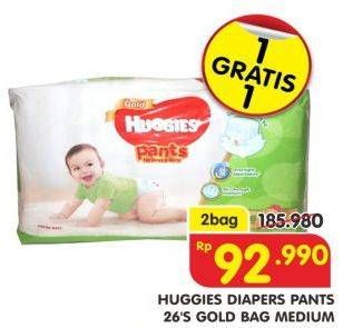Promo Harga Huggies Pants M26 per 2 bag - Superindo