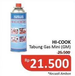 Promo Harga HICOOK Tabung Gas (Gas Cartridge) Mini  - Alfamidi