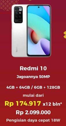 Promo Harga XIAOMI Redmi 10  - Erafone