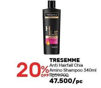 Promo Harga TRESEMME Shampoo Anti Hair Fall 340 ml - Guardian
