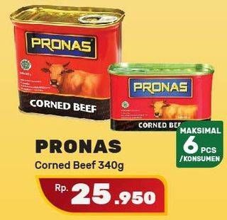 Promo Harga PRONAS Corned Beef Regular 340 gr - Yogya