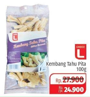 Promo Harga CHOICE L Kembang Tahu Pita 100 gr - Lotte Grosir