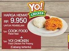 Promo Harga Paket Nasi + Fried Chicken  - Yogya