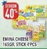 Promo Harga Cheddar Cheese 165gr / Stick 4 pcs  - Hypermart