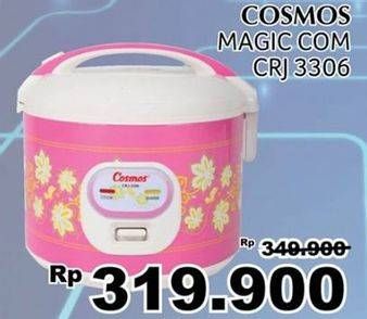 Promo Harga COSMOS CRJ 3306 Rice Cooker  - Giant