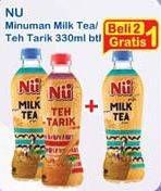 Promo Harga NU Milk Tea / Teh Tarik per 2 botol 330 ml - Indomaret