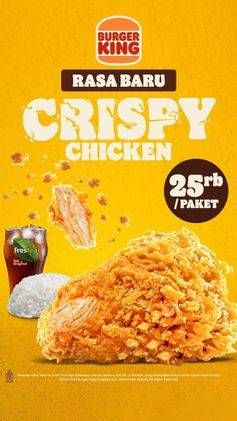 Promo Harga Crispy Chicken  - Burger King