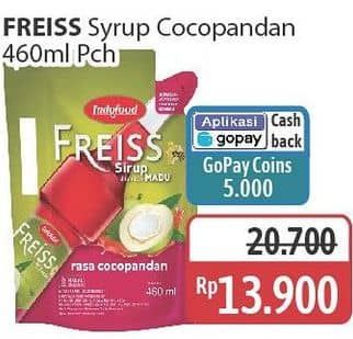 Promo Harga Freiss Syrup Cocopandan 460 ml - Alfamidi