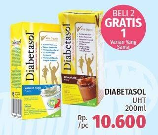Promo Harga DIABETASOL UHT 200 ml - LotteMart