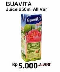 Promo Harga BUAVITA Fresh Juice All Variants 250 ml - Alfamart