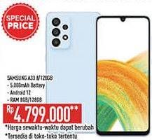 Promo Harga Samsung Galaxy A33 8 GB + 128 GB  - Hypermart