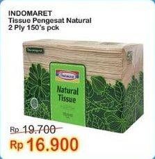 Promo Harga INDOMARET Natural Tissue 150 pcs - Indomaret