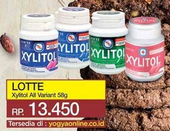 Promo Harga LOTTE XYLITOL Candy Gum All Variants 58 gr - Yogya