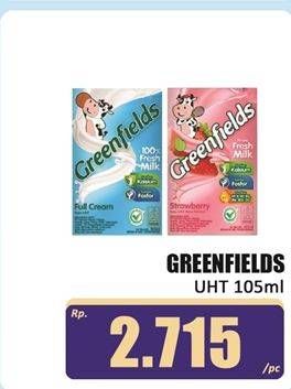 Promo Harga Greenfields UHT 105 ml - Hari Hari