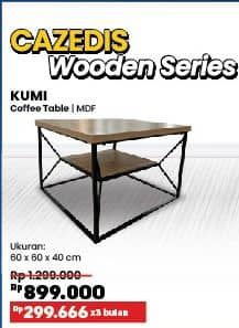 Promo Harga Courts Kumi Coffee Table MDF  - COURTS