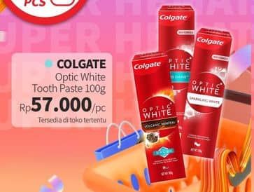 Promo Harga Colgate Toothpaste Optic White 100 gr - Guardian