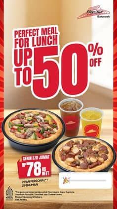 Promo Harga Perfect Meal for Lunch   - Pizza Hut