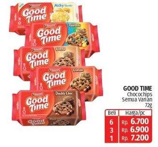 Promo Harga Good Time Cookies Chocochips All Variants 72 gr - Lotte Grosir