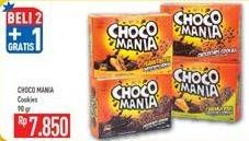 Promo Harga CHOCO MANIA Choco Chip Cookies per 2 box 90 gr - Hypermart