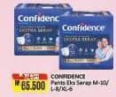 Confidence Adult Pants Slim & Fit Extra Absorb 6 pcs Diskon 10%, Harga Promo Rp65.500, Harga Normal Rp72.900