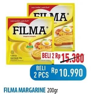 Promo Harga Filma Margarin 200 gr - Hypermart
