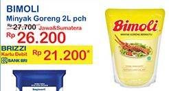 Promo Harga BIMOLI Minyak Goreng 2000 ml - Indomaret